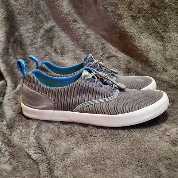 SPERRY SON-R PONG BLUE SNEAKER SHOES MENS 9R ATHLETIC Mesh Deck Shoe READ - Picture 1 of 13